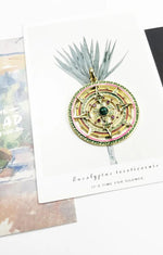 Golden Aztec Amulet Pendant