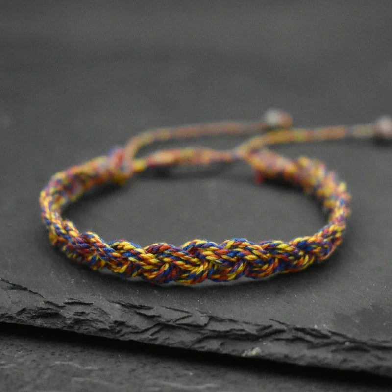 Multi-Color Tibetan Buddhist Bracelet