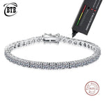 Moissanite Bracelet in 925 Sterling Silver