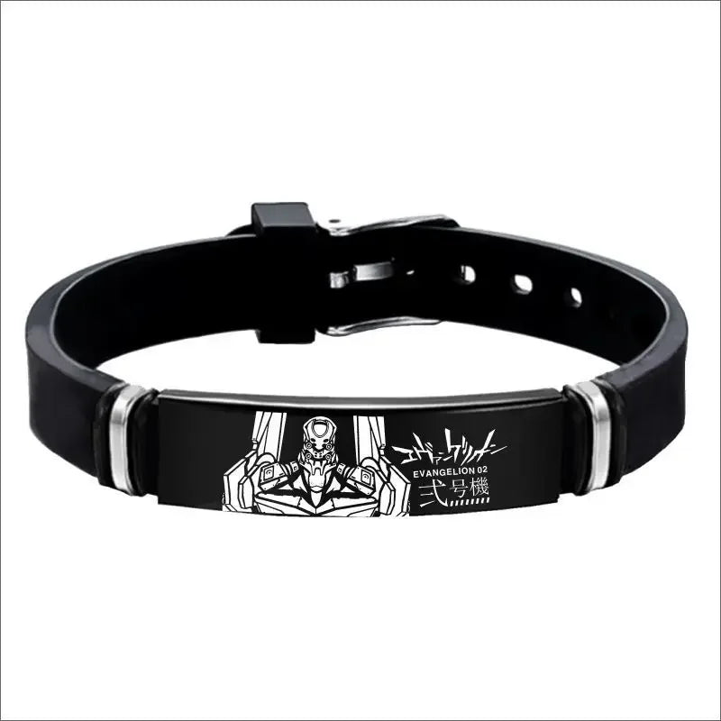 Shinji Rei Titanium Steel Anime Bracelet