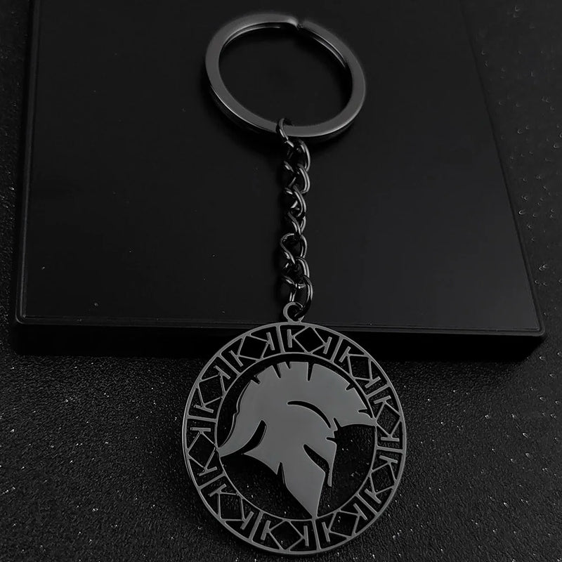 Roman Gladiator Helmet Keychain