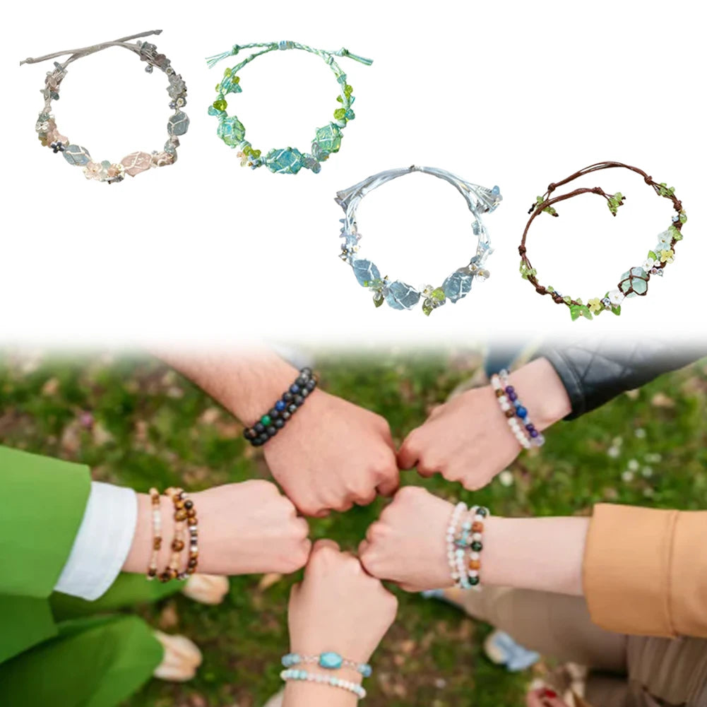 Shunmaii Colorful Gemstone Chips Bracelet