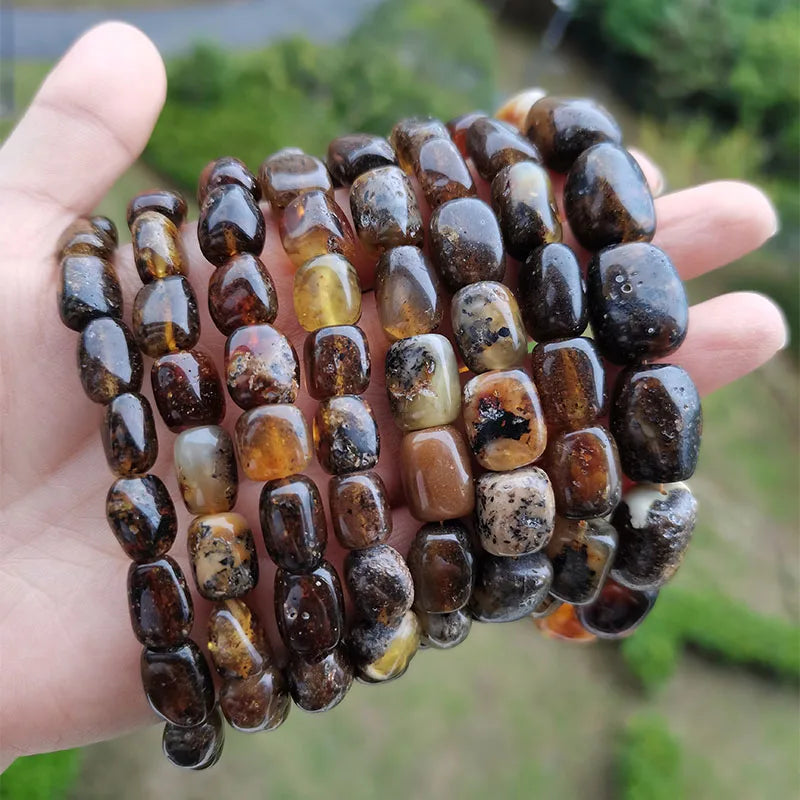 Unisex Real Amber Bracelet