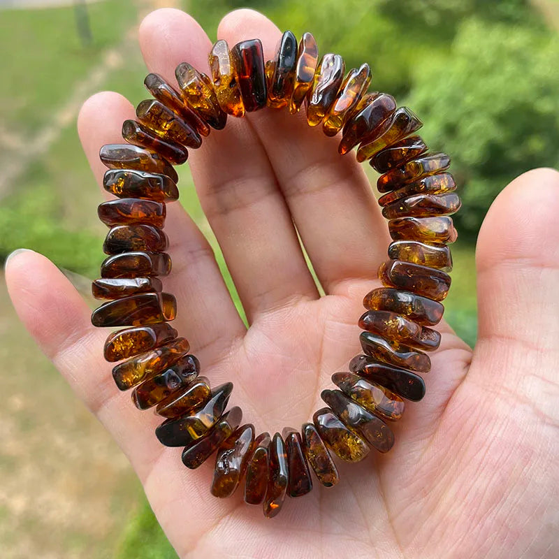 Unisex Real Amber Bracelet