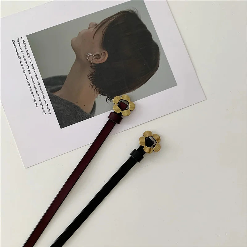 Stylish Thin Women's Belt 
