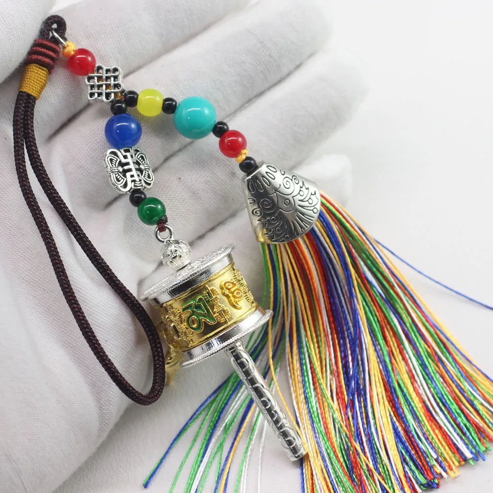 Ethnic Six Character True Words Keychain 