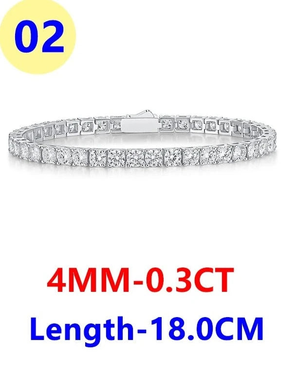 Tennis Bracelet 925 Sterling Silver