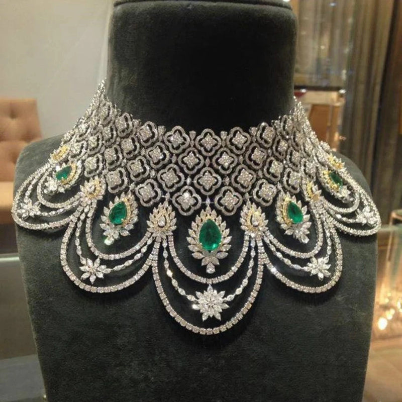 Luxury Peacock Bridal Jewelry Set