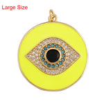 Turkish Blue Evil Eye Charm Pendant