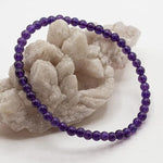 Unisex Natural Stone Beaded Elastic Bracelet