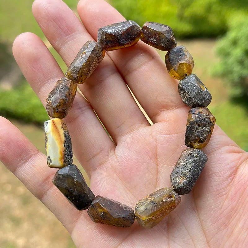 Unisex Real Amber Bracelet