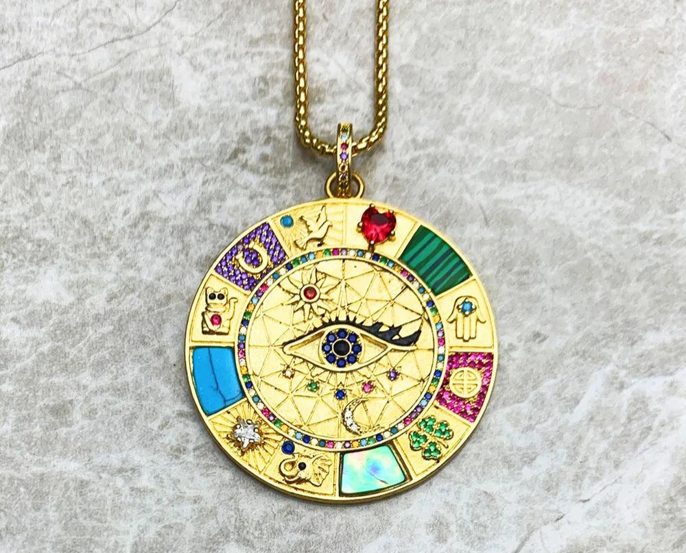 Magical Wheel of Fortune Necklace
