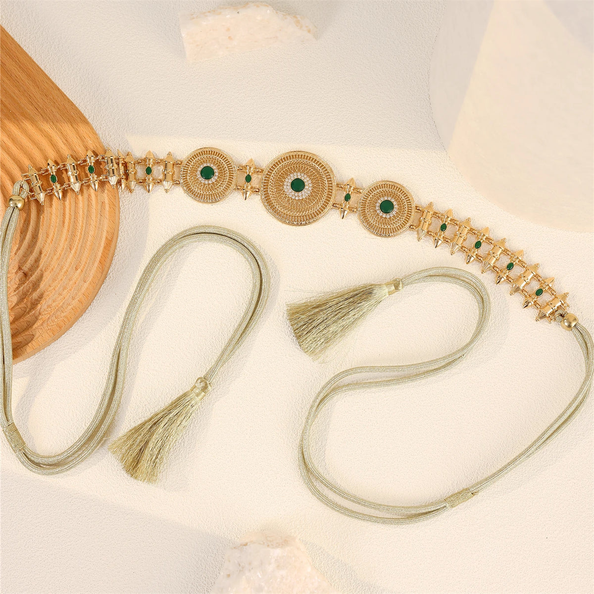 Moroccan Rhinestone Waist Chain Belt