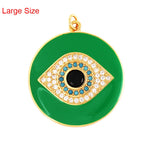 Turkish Blue Evil Eye Charm Pendant