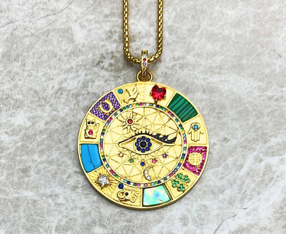 Magical Wheel of Fortune Necklace