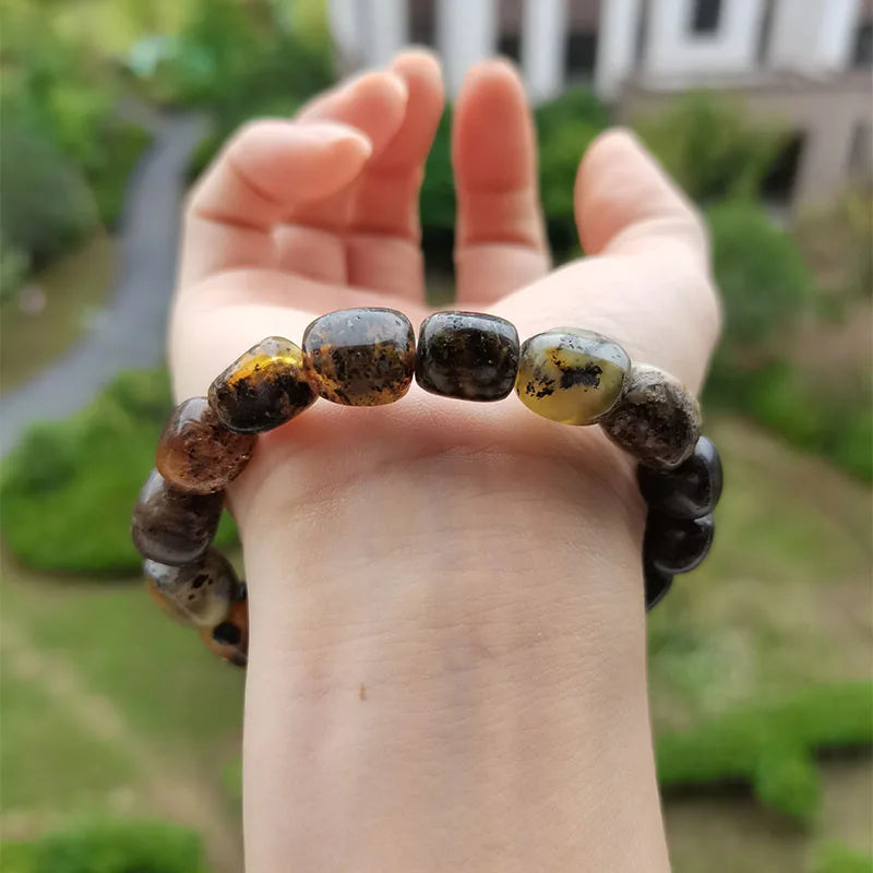 Unisex Real Amber Bracelet