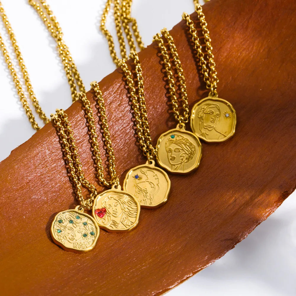 Vintage Athena Medusa Necklace