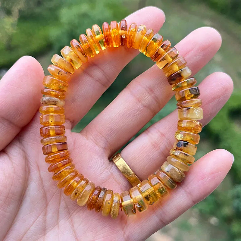 Unisex Real Amber Bracelet