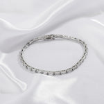 TOPGRILLZ Baguette Couple Tennis Bracelet