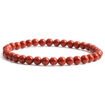 Unisex Natural Stone Beaded Elastic Bracelet