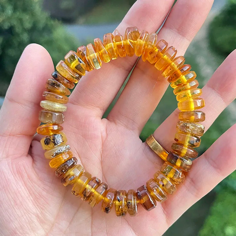 Unisex Real Amber Bracelet