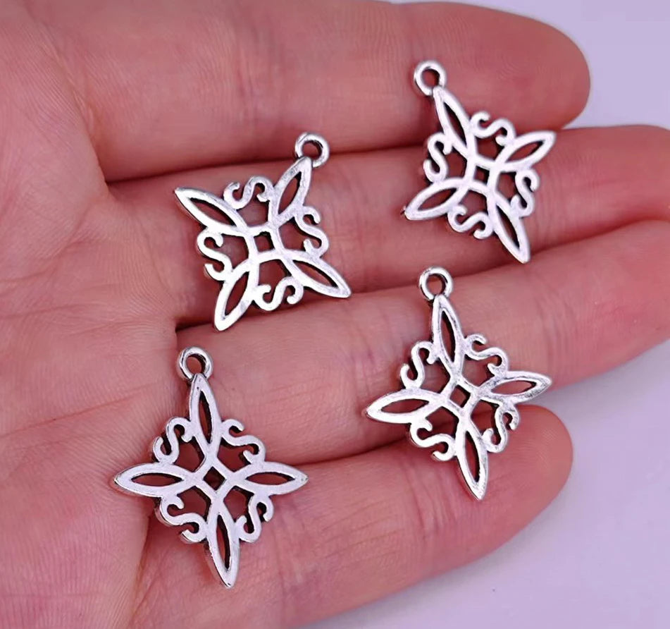 50PCS Witch Knot Celtic Charm Pendants