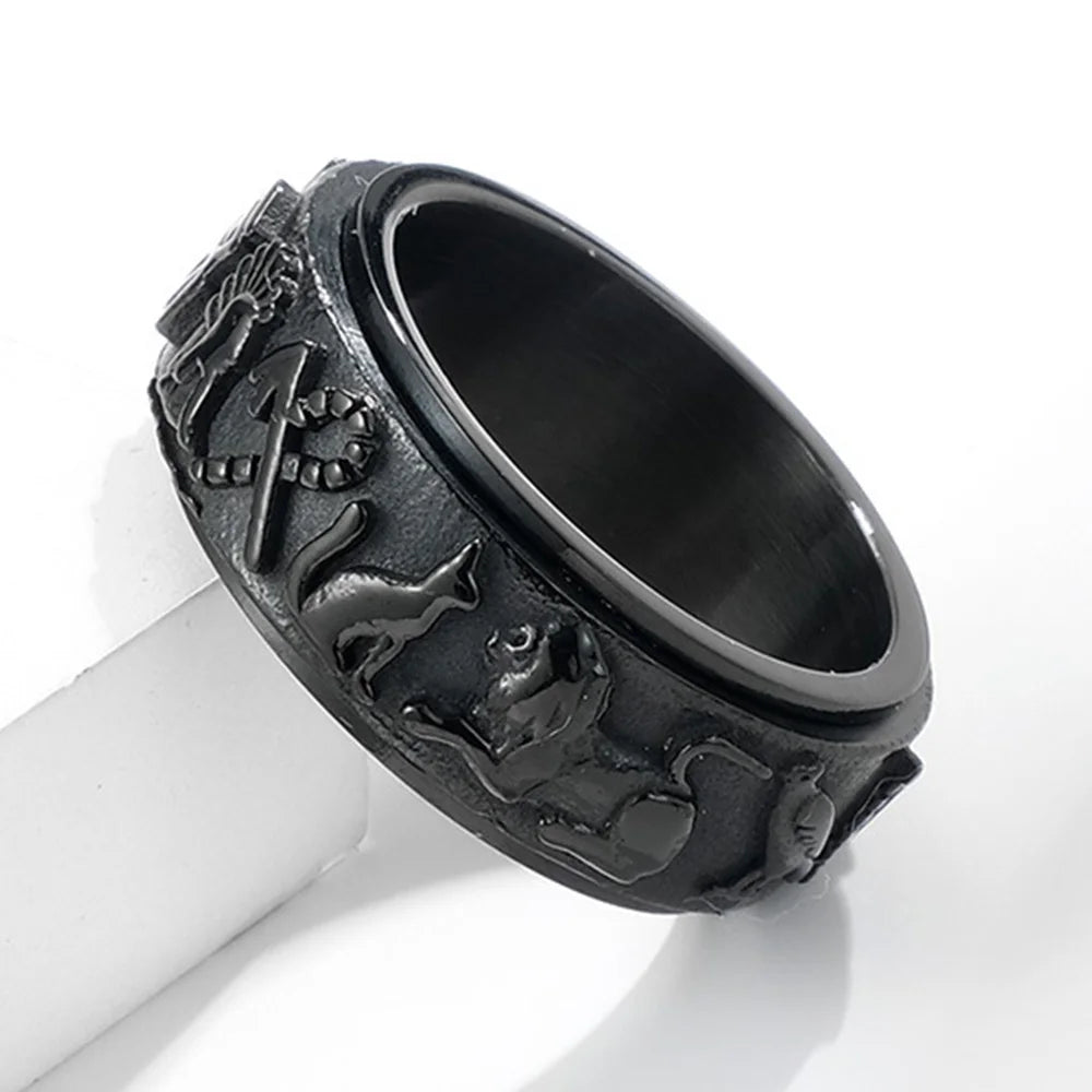 Titanium Steel Rotating Ring