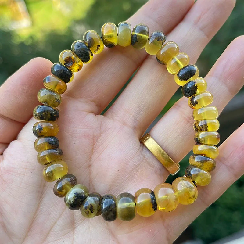 Unisex Real Amber Bracelet