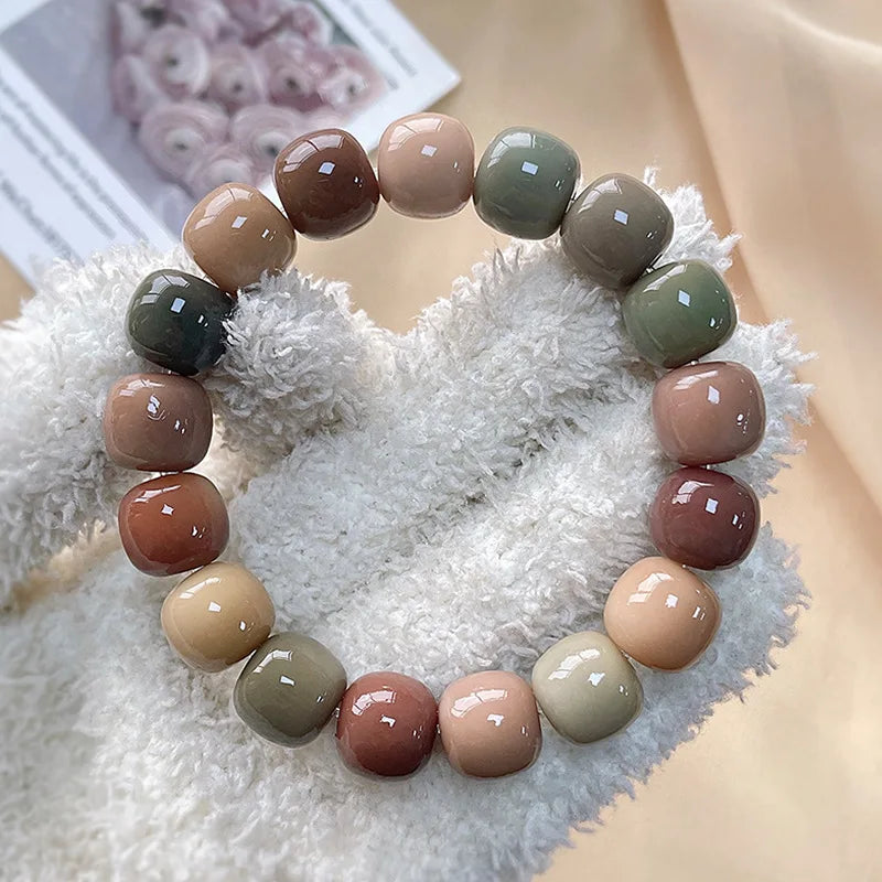 Large Natural Bodhi Root Bracelet