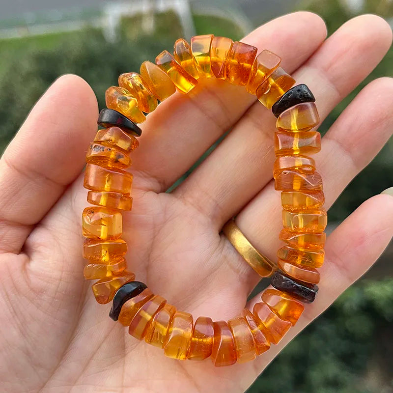 Unisex Real Amber Bracelet