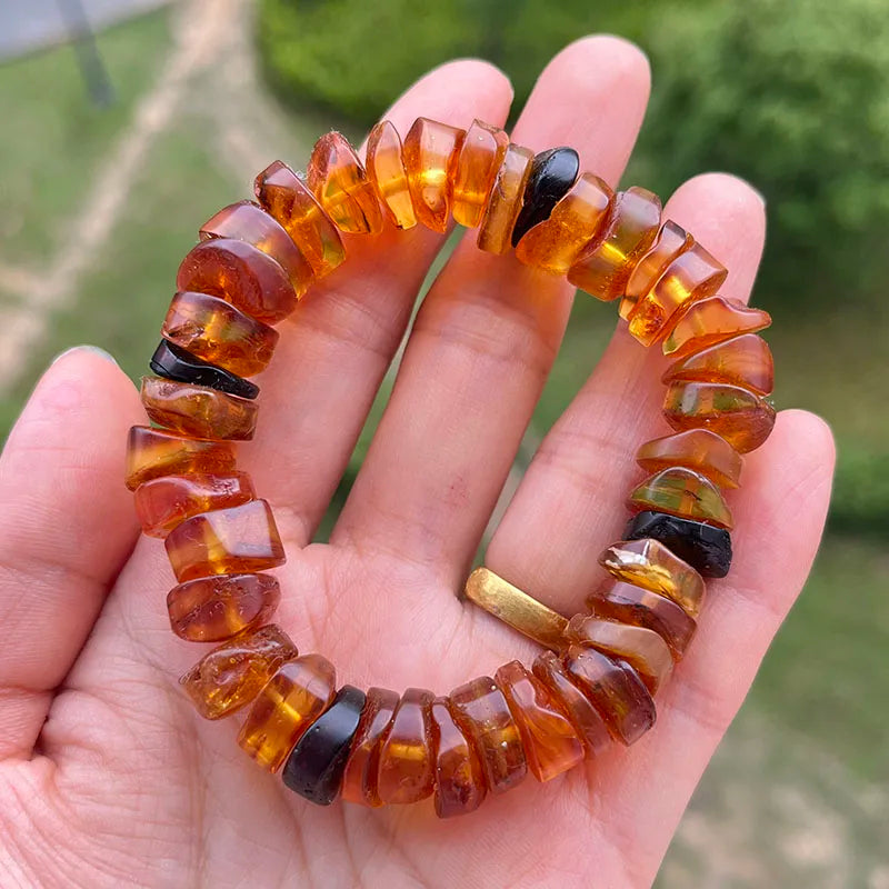 Unisex Real Amber Bracelet