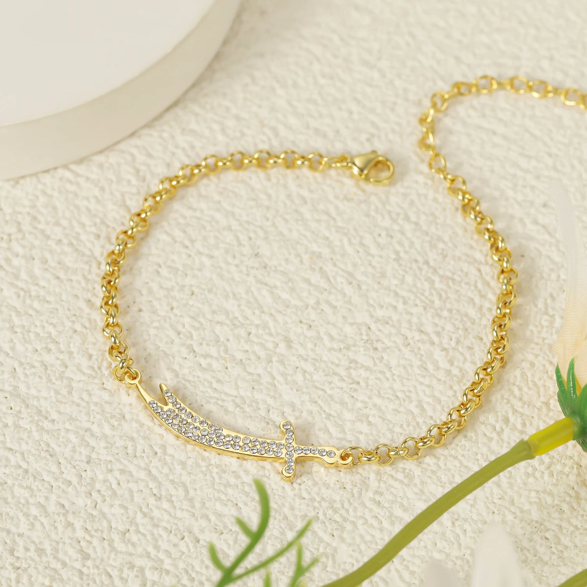 Imam Ali Sword Crystal Bracelet