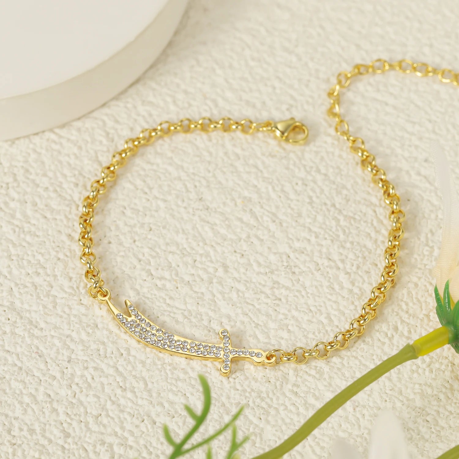Imam Ali Sword Crystal Bracelet