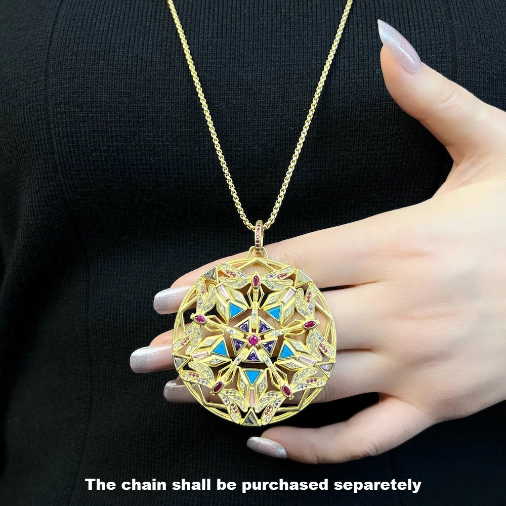 Kaleidoscope Dragonfly Pendant