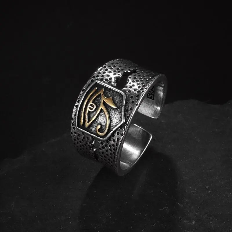 Eye of Horus Open Ring