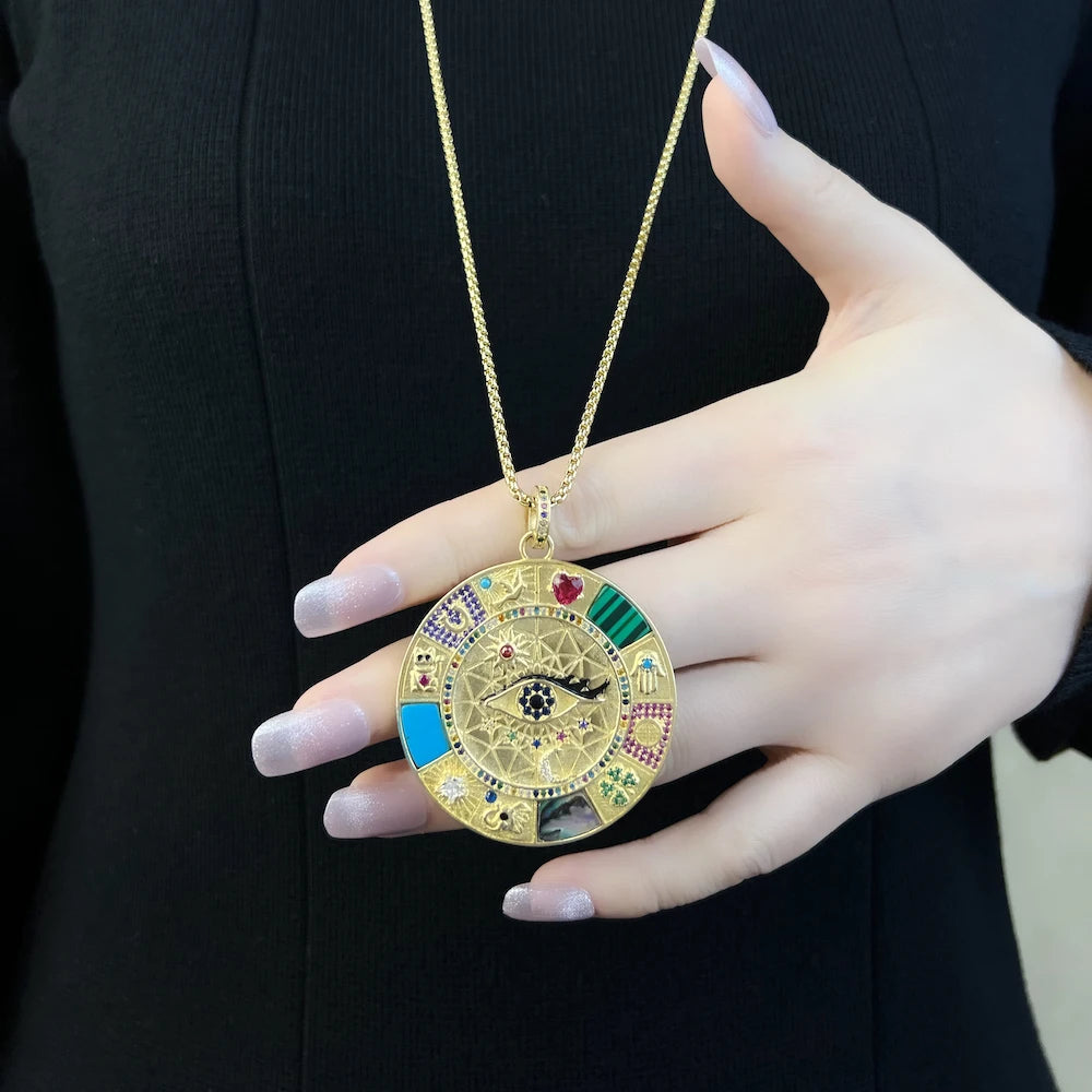 Magical Wheel of Fortune Necklace