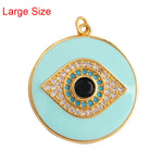 Turkish Blue Evil Eye Charm Pendant