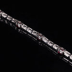 Lab-Grown Ruby Tennis Bracelet