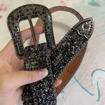NOWISBB Y2K Rhinestone Belt