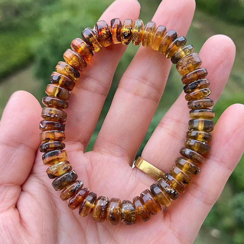 Unisex Real Amber Bracelet