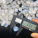 Natural Moonstone Heart Gemstone