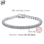 Moissanite Bracelet in 925 Sterling Silver