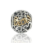 925 Silver Miami Palm Tree Sunset Charm