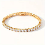 Pure Copper Zirconia Tennis Chain Bracelet