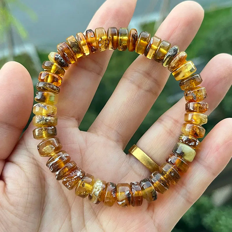 Unisex Real Amber Bracelet