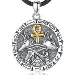 Eudora 925 Silver Anubis Necklace