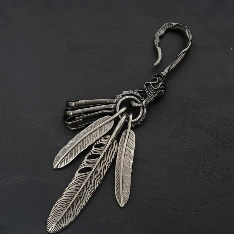 Feather Tassel Keychain