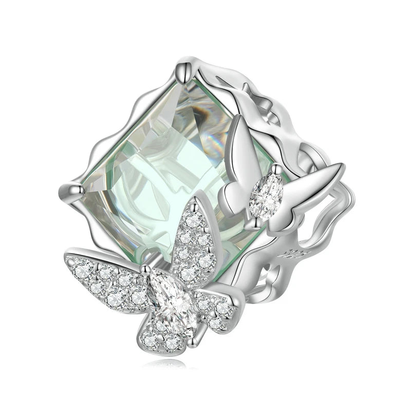 Charm with Zircon for Bracelets