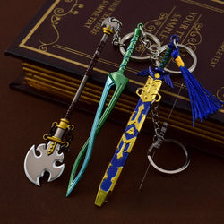 Metal Weapon Keychain