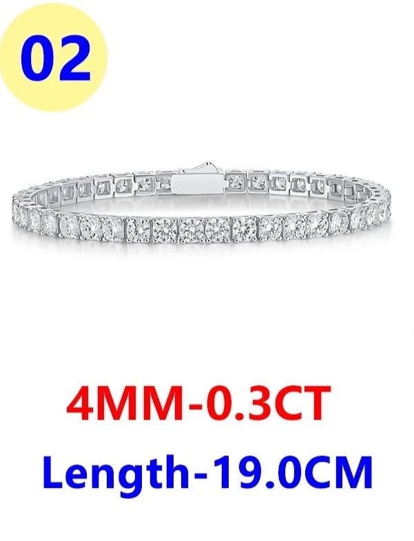 Tennis Bracelet 925 Sterling Silver